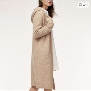BABATON Alpaca Ammonius Hooded Cardigan Sweater XXS Aritzia